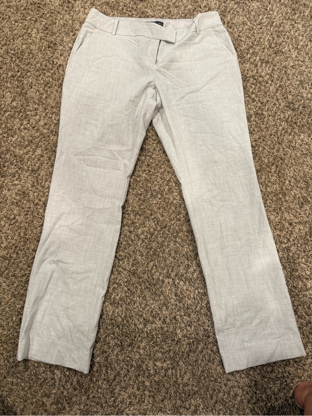The Limited Light Gray Women's Dress Pants - Straight Leg